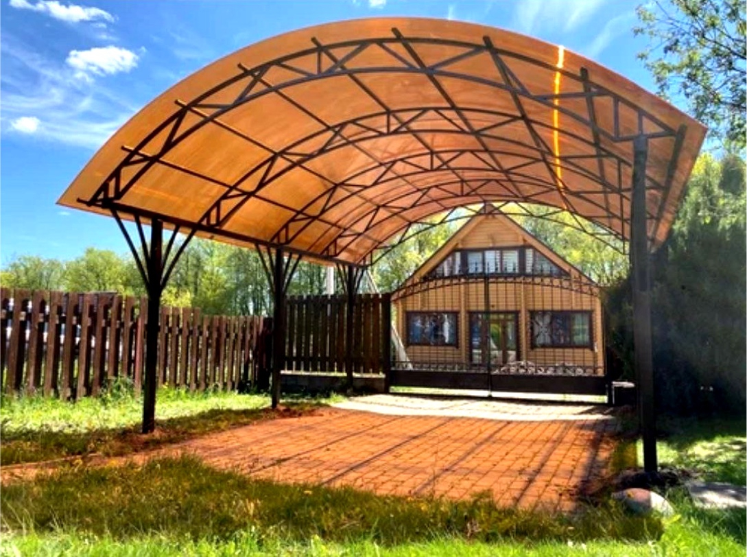 Хай-тек автонавес из поликарбоната для машин