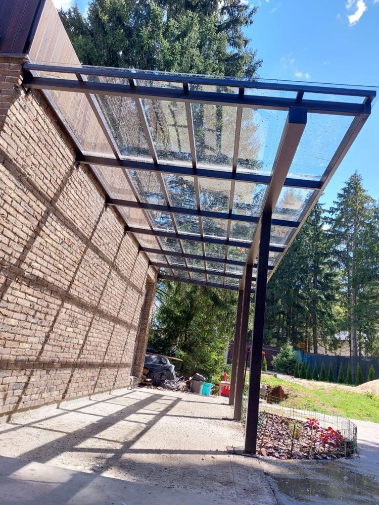 Хай-тек автонавес из поликарбоната для машин