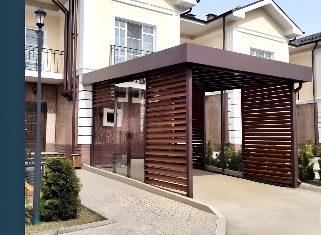 Хай-тек автонавес из поликарбоната для машин